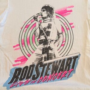 Vintage Rod Stewart Concert Graphic Tee S